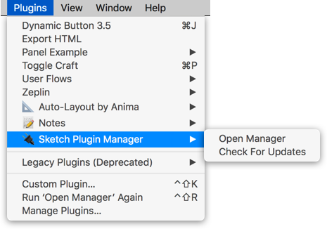 Sketch Plugin Manager